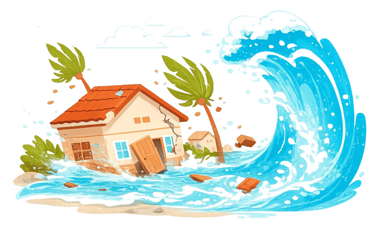 Ilustrasi Tsunami