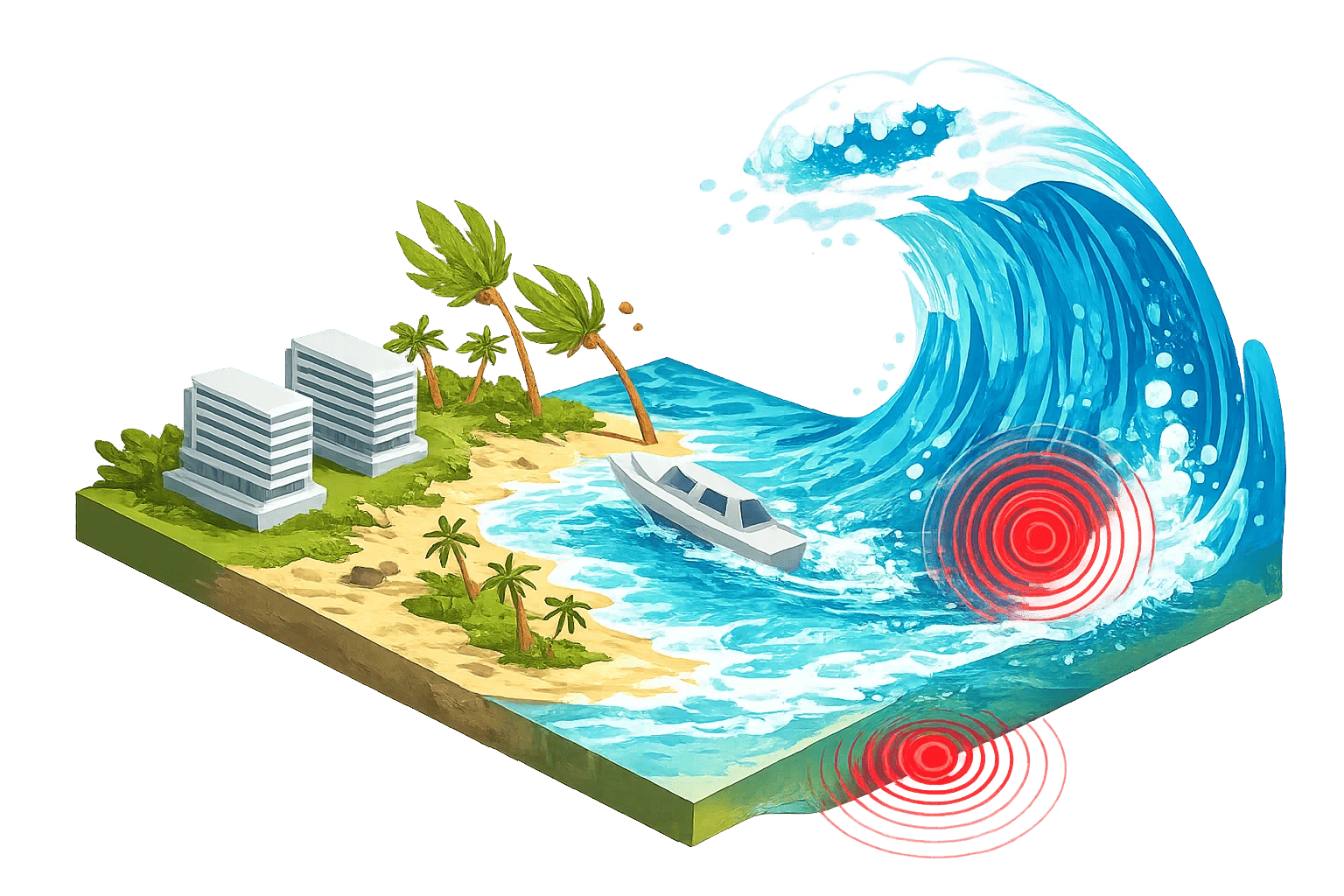 Tsunami Menyapu Pantai
