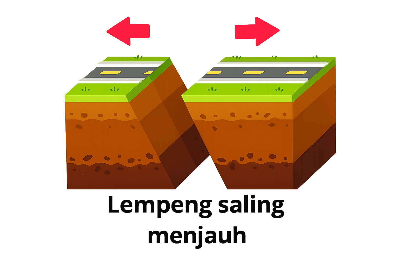 Lempeng Menjauh